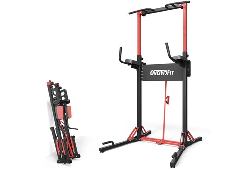 Onetwofit foldable power tower - foldable,