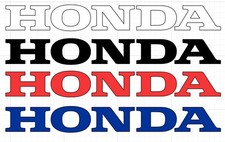 TWO HONDA MOTORBIKE STICKERS