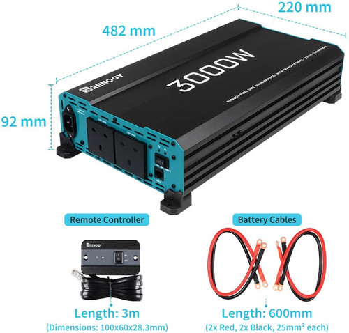 Renogy 3000w inverter pure - renogy,
