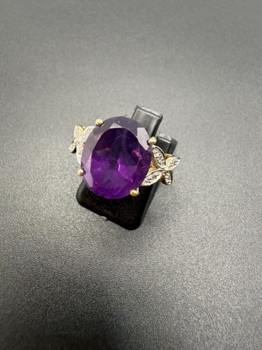 Vintage huge amethyst and - huge,