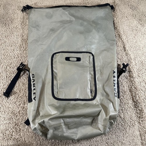 Oakley gray roll top - gray, backpack