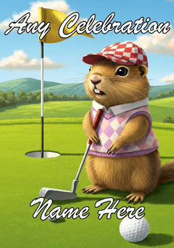 Nai255 golf gopher birthday - gopher,