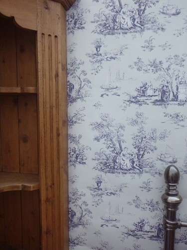French blue toile de jouy - toile,