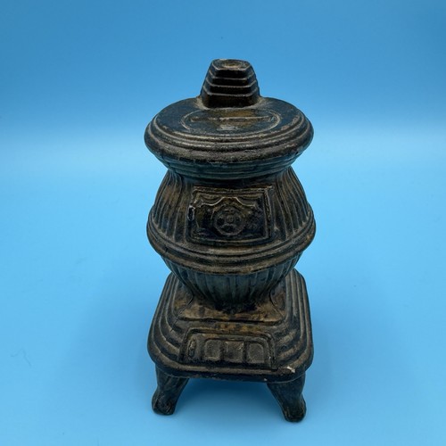 Vintage pot belly cast iron - vintage,
