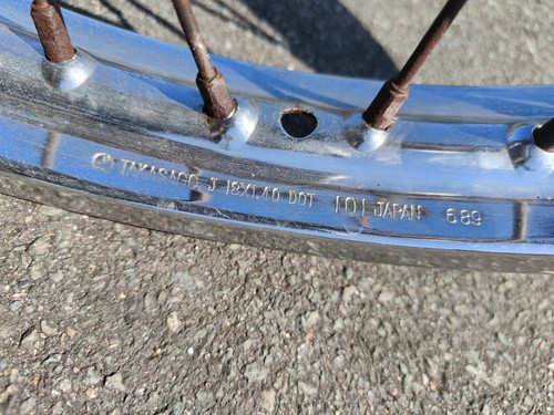 1980s yamaha rxs100 rear wheel - 1980s,