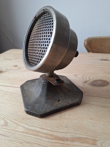 Old microphone likely from - , microphone,