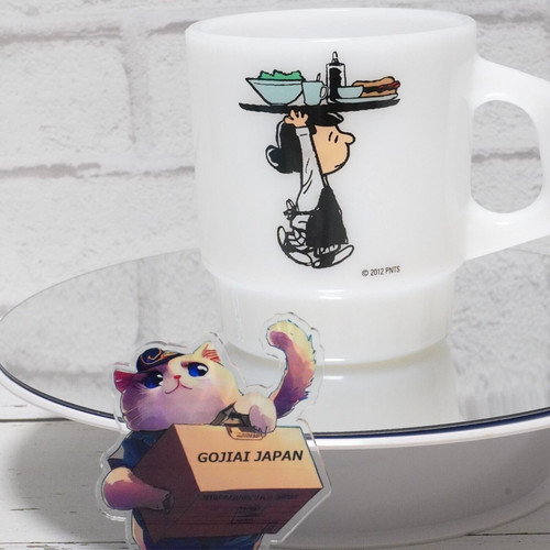 Fire king lucy mug milk - lucy, glass