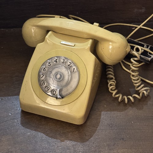 Vintage telephone rotary - telephone, dial