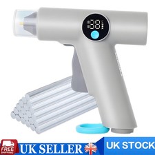 Cordless Rechargeable Hot Glue Gun Kit with 22pcs Sticks Fast Heating Beam Light