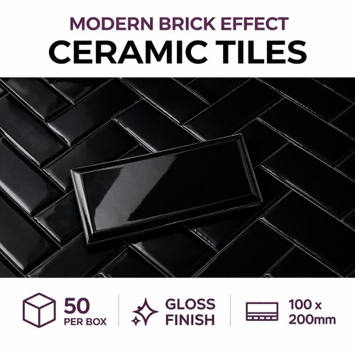 Glossy black metro - glossy,
