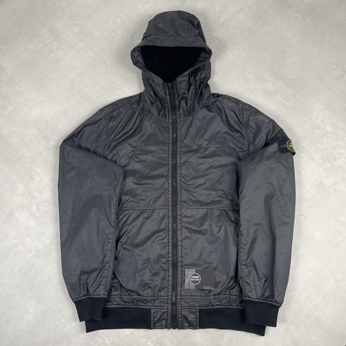 Stone island lamy flock hooded - island,