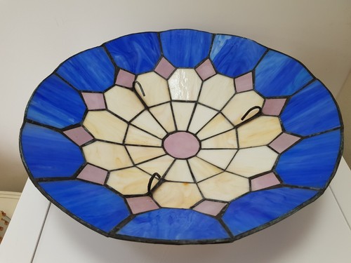 Vintage tiffany style slag - tiffany,