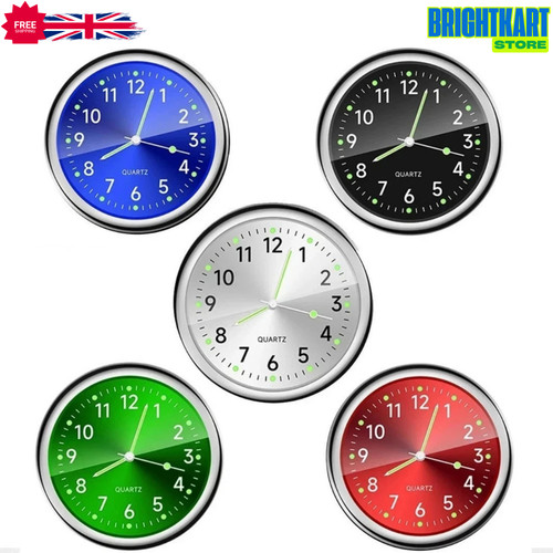 Mini car dashboard clock - car,