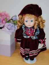 Porcelain Doll With Stand Karen - Collector's Doll