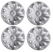 FIT RENAULT TRAFIC TRAFFIC DEEP DISH WHEEL TRIMS COVER SILVER HUB CAPS 16" INCH