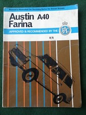 1968 Austin A40 Farina Owners Manual.