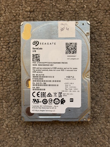 Seagate barracuda 5tb - seagate, 15mm