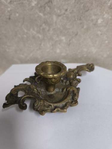 Vintage french chamberstick - french,