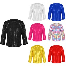 Kids Boys Girls Sparkly Sequin