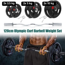 4FT EZ Curl Barbell Set w/