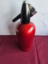 Vintage BOC Soda Siphon Red