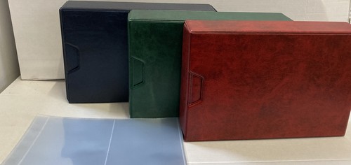 Glen postcard album and slip