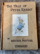 Collectors Book The Tale Of Peter Rabbit By Beatrix Potter 1900’s
