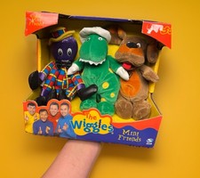 VTG The Wiggles Mini Friends Henry Octopus Dorothy Dinosaur Wags Dog Plush Toys