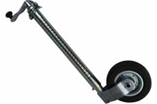 48mm Ribbed Jockey Wheel Stand Wind Up Trailer Caravan Heavy Duty 500kg