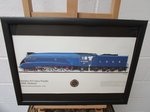 Framed lner mallard - lner, steam
