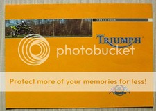 TRIUMPH SPEED FOUR MOTORCYCLE Sales Brochure 2003 #T3864750