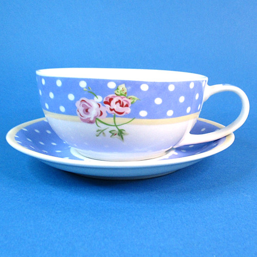 Typhoon porcelain teacup - typhoon,