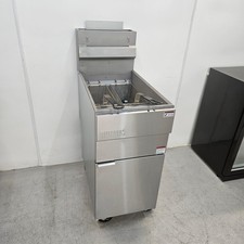 Gas Fryer Single Tank Twin