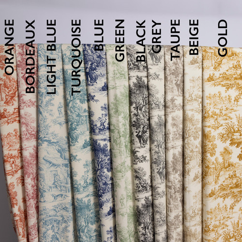 Canvas jouy cotton - fabric,