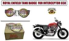 Fits Royal Enfield 2 PCS TANK BADGES FOR INTERCEPTOR 650 (DECAL)