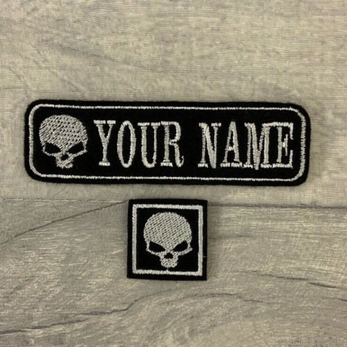 Personalised line skull name - personalised,