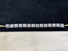 Antique Silver Ethnic Dholki Bead Necklace from India