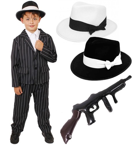 Boys gangster costume - gangster,