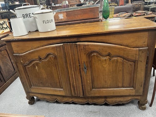 French solid walnut sideboard - french,