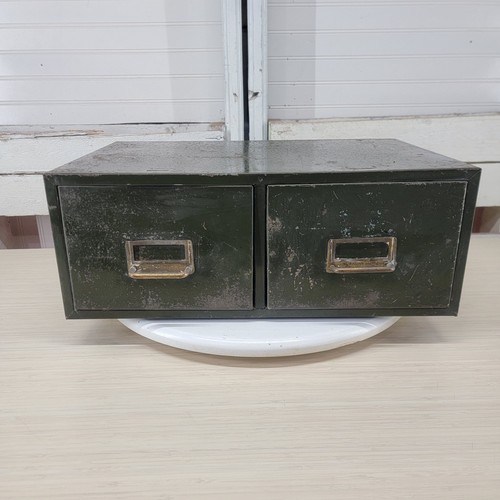 Vintage steel drawer - vintage, 2-drawer
