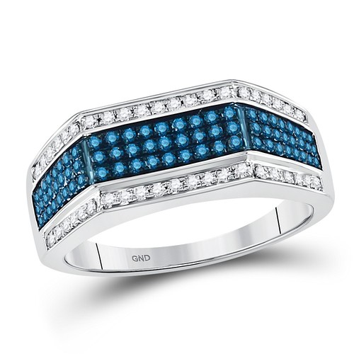 75ctw blue diamond mens - 0.75ctw,