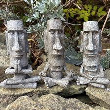 Easter Island Heads Set of 3
