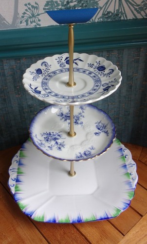 Tier china cake stand - 3,