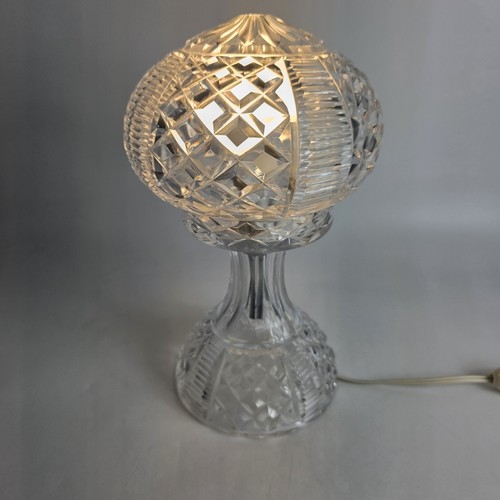 Vintage cut crystal glass - cut,