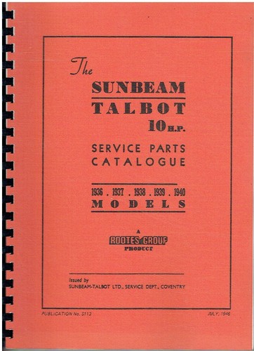 Sunbeam talbot 10hp saloon - talbot,
