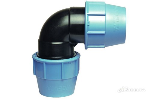Elbow compression fitting - 90°,
