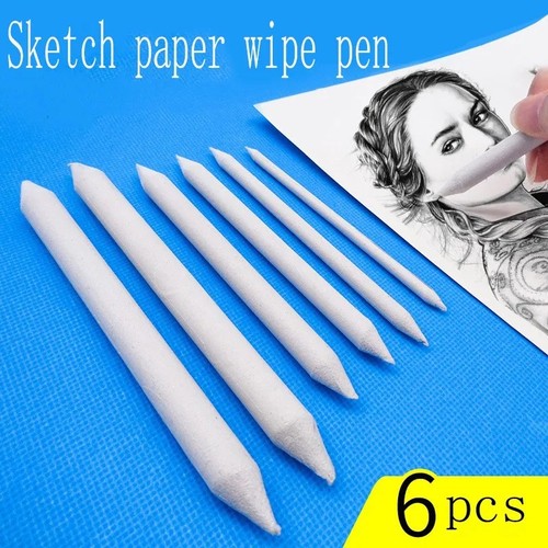 6pcs tortillon blending stumps - 6pcs,