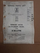 BMC Service Parts List for