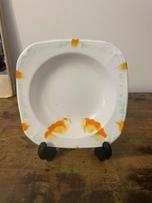 VINTAGE SWINNERTONS HAMPTON IVORY WARE Small Bowl Dish ART DECO PATTERN c1930's