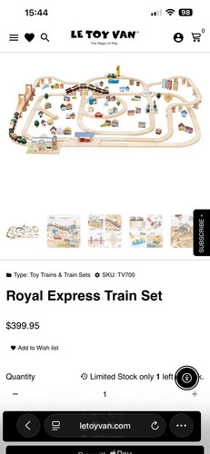 Toy van royal express - toy,
